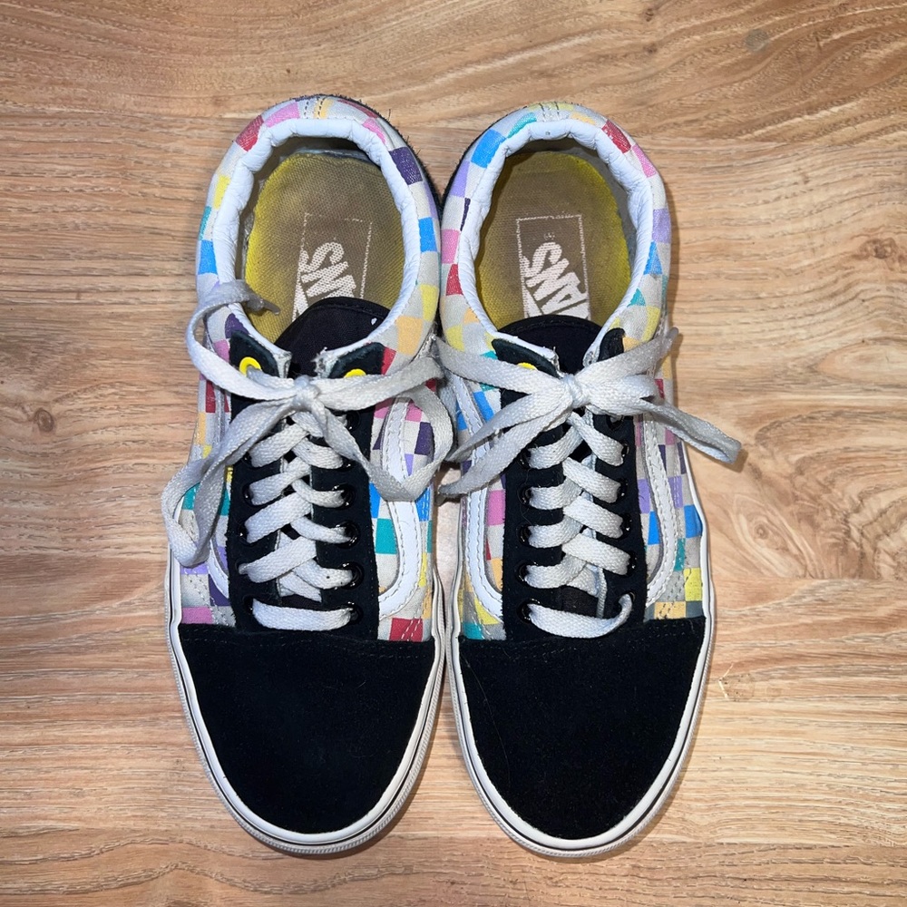 Old skool vans rainbow